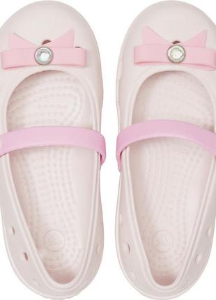 Балетки crocs kids keeley charm flat, р с8, eur24-255 фото