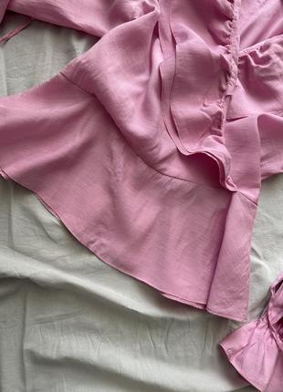 Рожева блуза6 фото