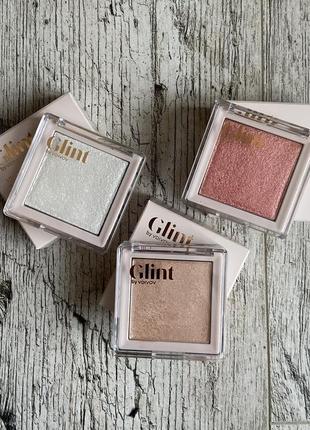 Корейские хайлайтеры для лица от glint highlighter - 3 оттенка