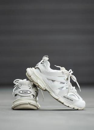 Женские кроссовки в стиле баленсиага белые / balenciaga track5 фото