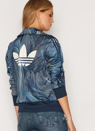 Олімпійка adidas originals blue geology firebird3 фото