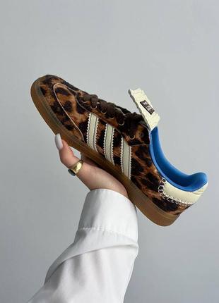 Samba wales bonner x samba pony 'leopard' adidas4 фото