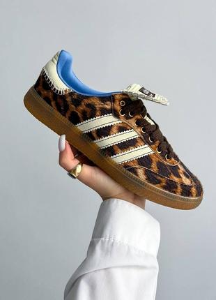 Samba wales bonner x samba pony 'leopard' adidas6 фото