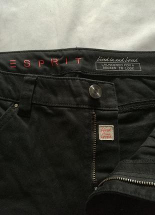 Джинсы черные esprit, прямого кроя,w32-l323 фото