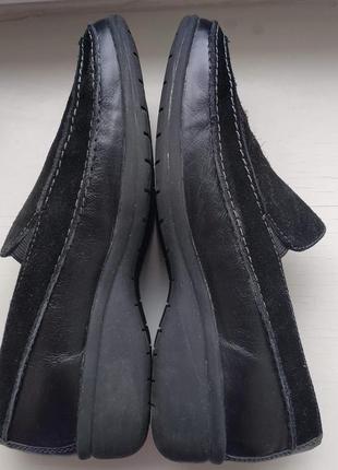 Новые кожаные туфли на платформе jana 37р. 24 см.6 фото