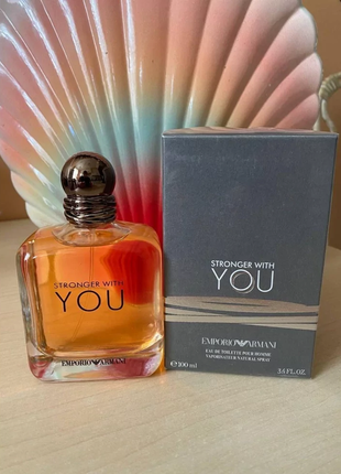 Emporio armani stronger with you туалетна вода 100 ml емпоріо армані стронгер віз ю парфум чоловічі