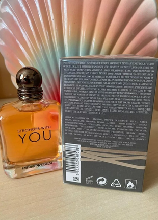 Emporio armani stronger with you туалетная вода 100 ml эмпорио армани стронгер виз ю парфюм мужские3 фото