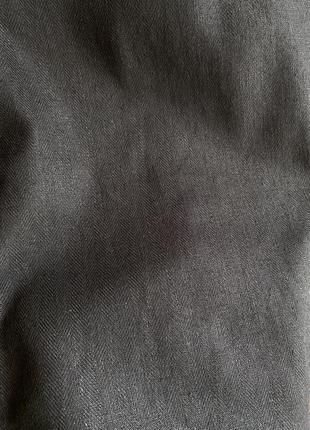 Рубашка пиджак из конопли от эко бренда черный оверсайз10 фото