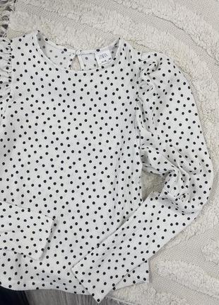 Комплект кожаный сарафан блузка zara2 фото