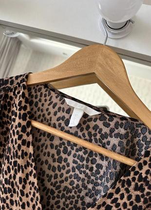 Трендовая леопардовая блузка5 фото