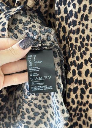 Трендовая леопардовая блузка3 фото