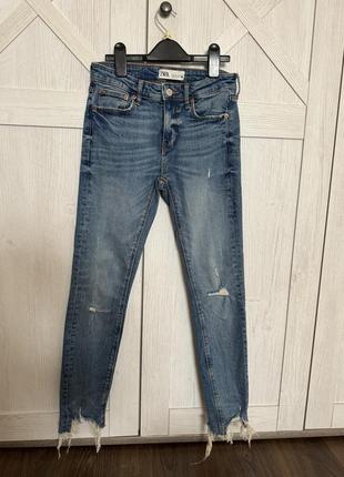 Джинсы скинни skinny zara