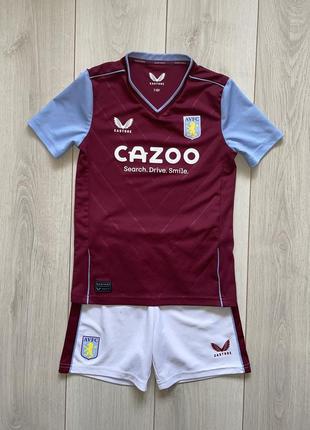 Детская футбольная форма castore, aston villa, (7-8 y.)