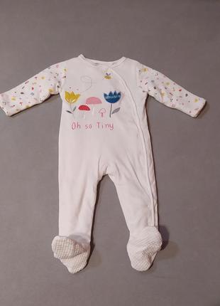 Новый теплый человечек комбинезон mothercare 12-18, 9-12.