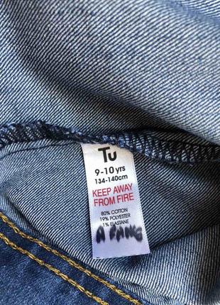 Джинсовка джинсовая куртка курточка 9-10 лет tu2 фото
