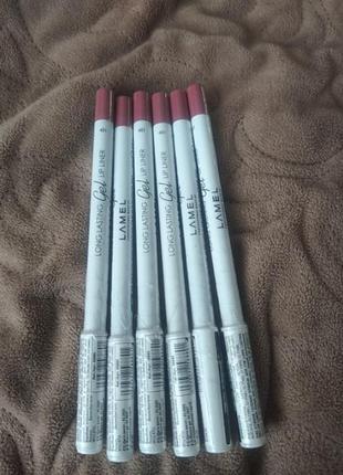 Гелевый карандаш для губ lamel 401