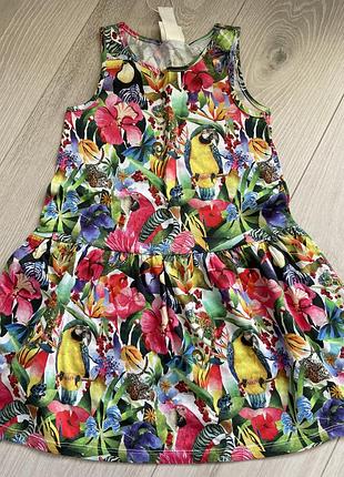 Сарафан сукня бавовна 110/116 h&amp;m 2
