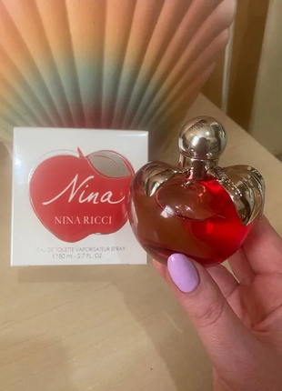 Nina ricci nina туалетная вода 80 мл нина ричи нина красное яблоко1 фото