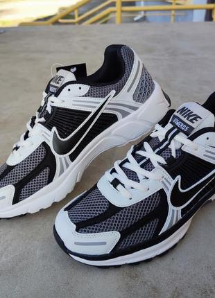 Кросівки чоловічі nike zoom vomero 5 white grey black найк зум вомеро