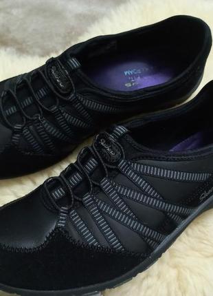 Туфли мокасины кожа жен 39р.skechers индонезии