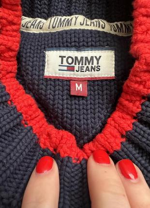 Хлопковый свитер Tommy jeans3 фото