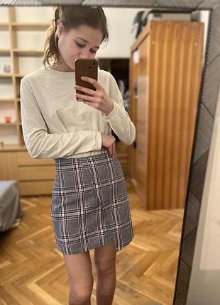 Юбка в клетку sinsay