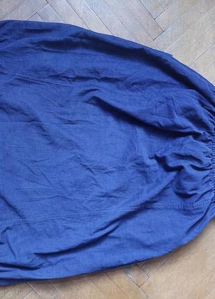 Синяя вельветовая мини юбка party hard4 фото