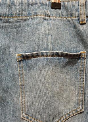 Юбка джинсовая батал6 фото
