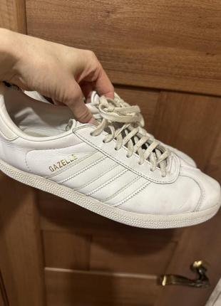 Adidas gazelle натур.кожа