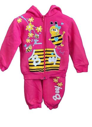 Костюмчик на байочке для девочки 1-1.5 лет. 80 см.