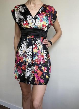 Яркое платье в цветы dorothy perkins m l8 фото