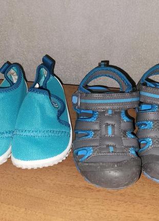Лот обуви для мальчика сандалии босоножки кеды кроссовки2 фото