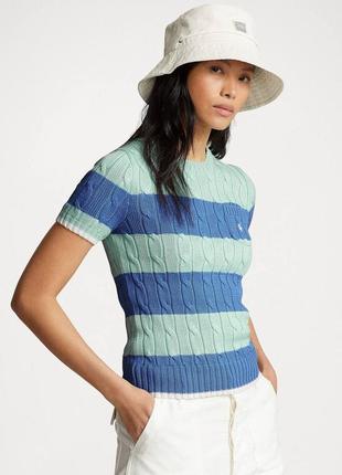 Футболка вязанная Camisa Polo Reserva Reta Lisa Azul