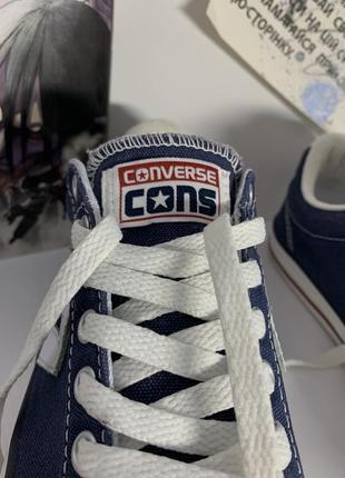 Converse cons, темно-синие низкие конверсы4 фото