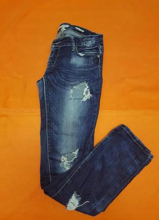 Denim art, джинси рванки.розмір m4 фото