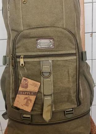 Тактичний військовий армійський рюкзак 60 л колір оливкова польща1 фото