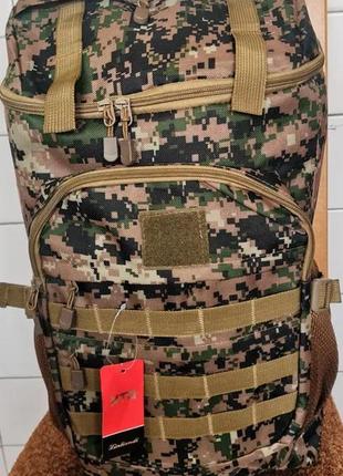 Тактичний військовий армійський штурмовий рюкзак 50 л піксель пол2 фото
