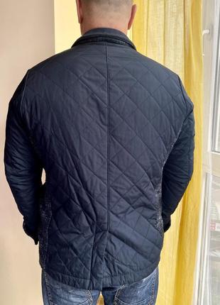 Стеганый пиджак-куртка тренч ветровка от pierre cardin7 фото
