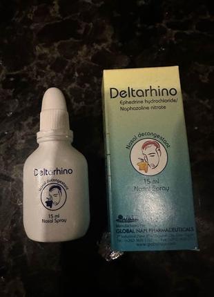 Deltarhino спрей краплі для носа, пр-востансьг, оригинал 100% фор1 фото