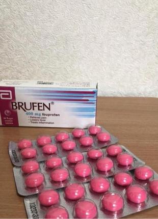 Brufen 400mg ibuprofen 30шт єгипет1 фото