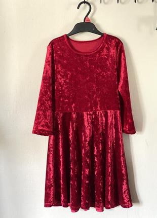 Детское платье с forever 21 - girls velveteen skater dress