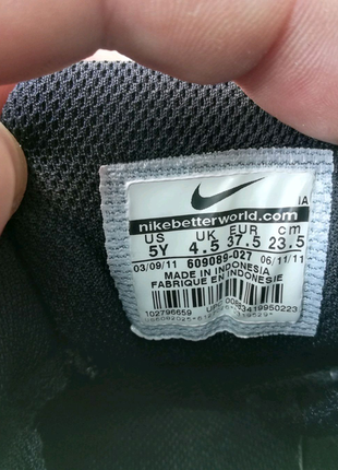 Оригінал nike. чоловічі кросівки найк, шкіра 37,5 (23,5 див.) без5 фото