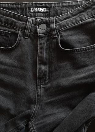 Черные джинсы wide leg7 фото