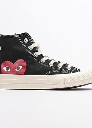 Кеди comme des garcons play x converse