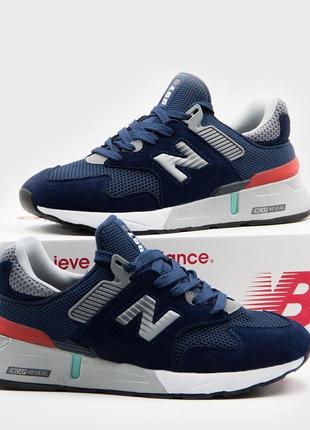 Чоловічі кросівки new balance 977s (раз: 41-46) navy/синій