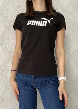 Черная футболка puma1 фото