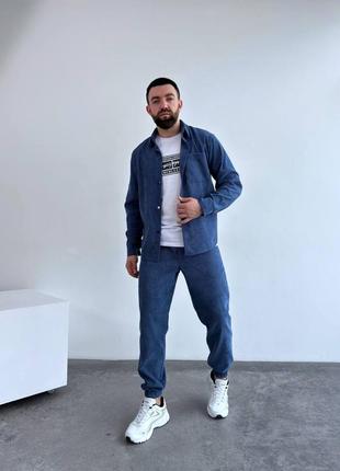 Костюм чоловічий сорочка + штани вельвет2 фото