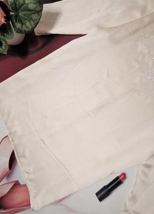Красивая блуза belmoda, 100% натуральный шелк, размер l/xl, швейцария7 фото