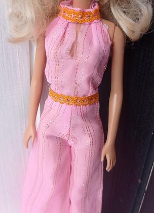 Рожевий комбінезон для ляльки барбі barbie ляльковий одяг2 фото