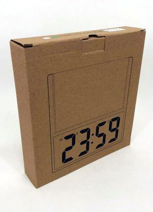 Розумний настільний годинник ds-6608 | настільний електронний годинник з великими цифрами | bz-600 оригінальний годинник3 фото